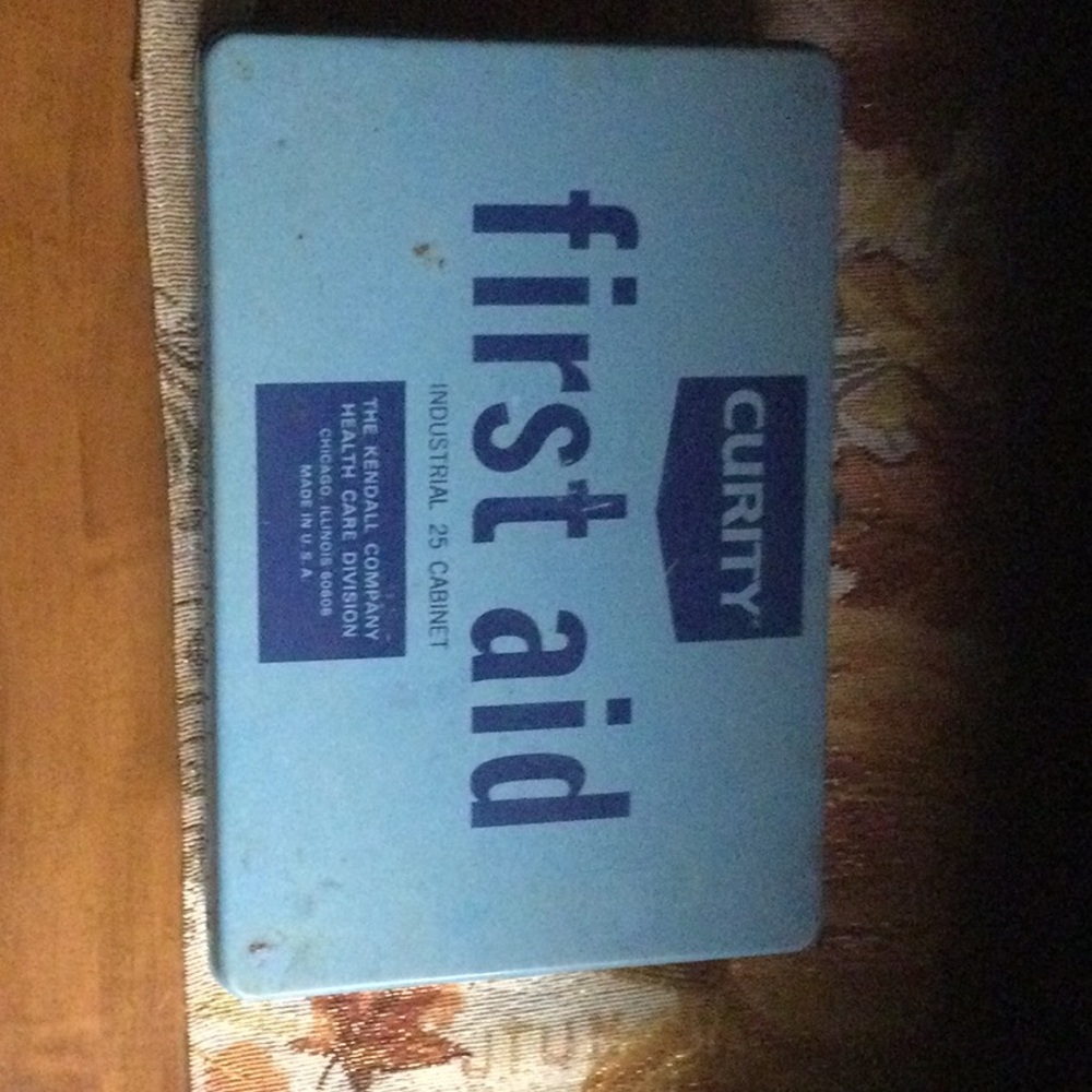Curity First Aid Cabinet in Blue